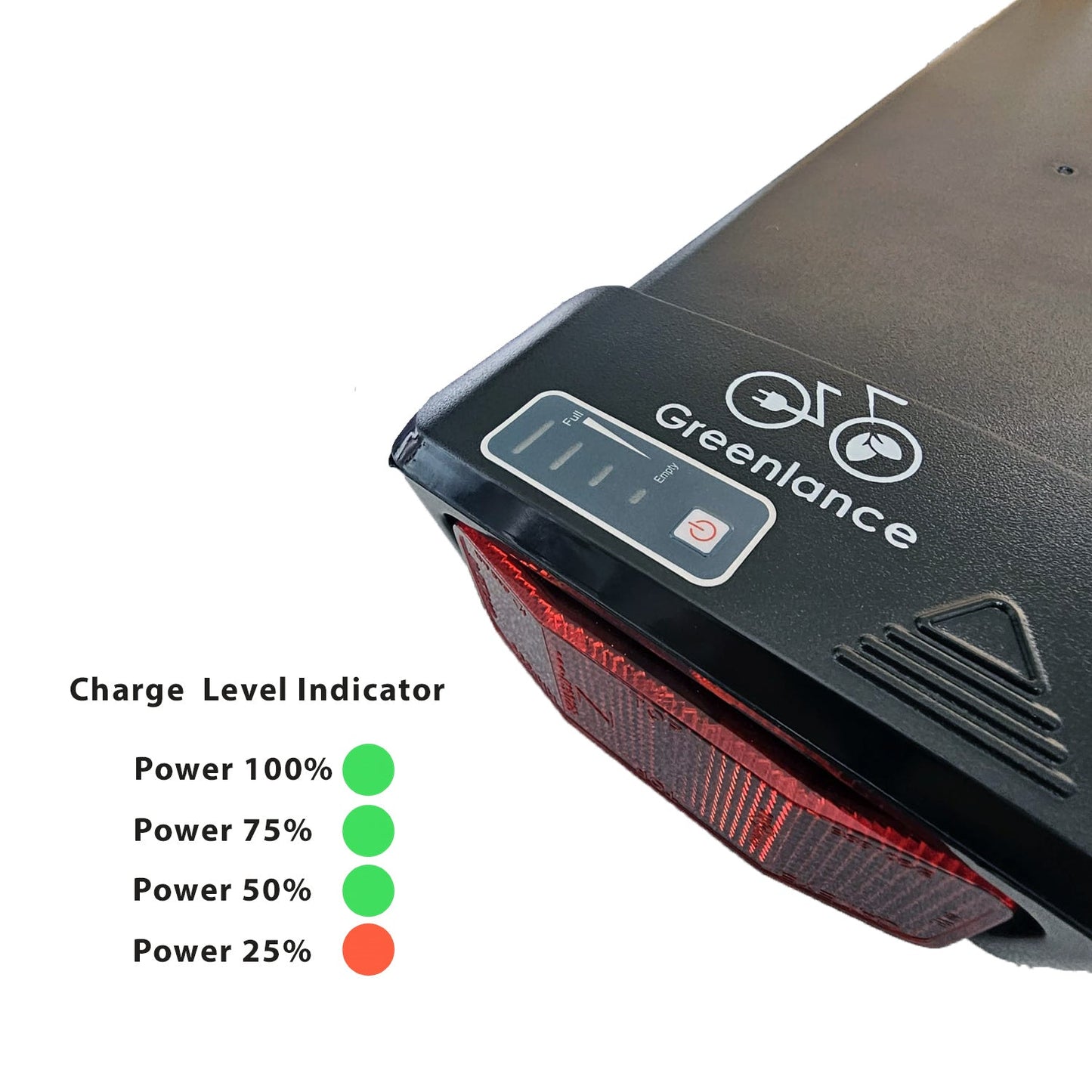Electric Bike Battery Samsung 24V 10.4 - Rear Rack