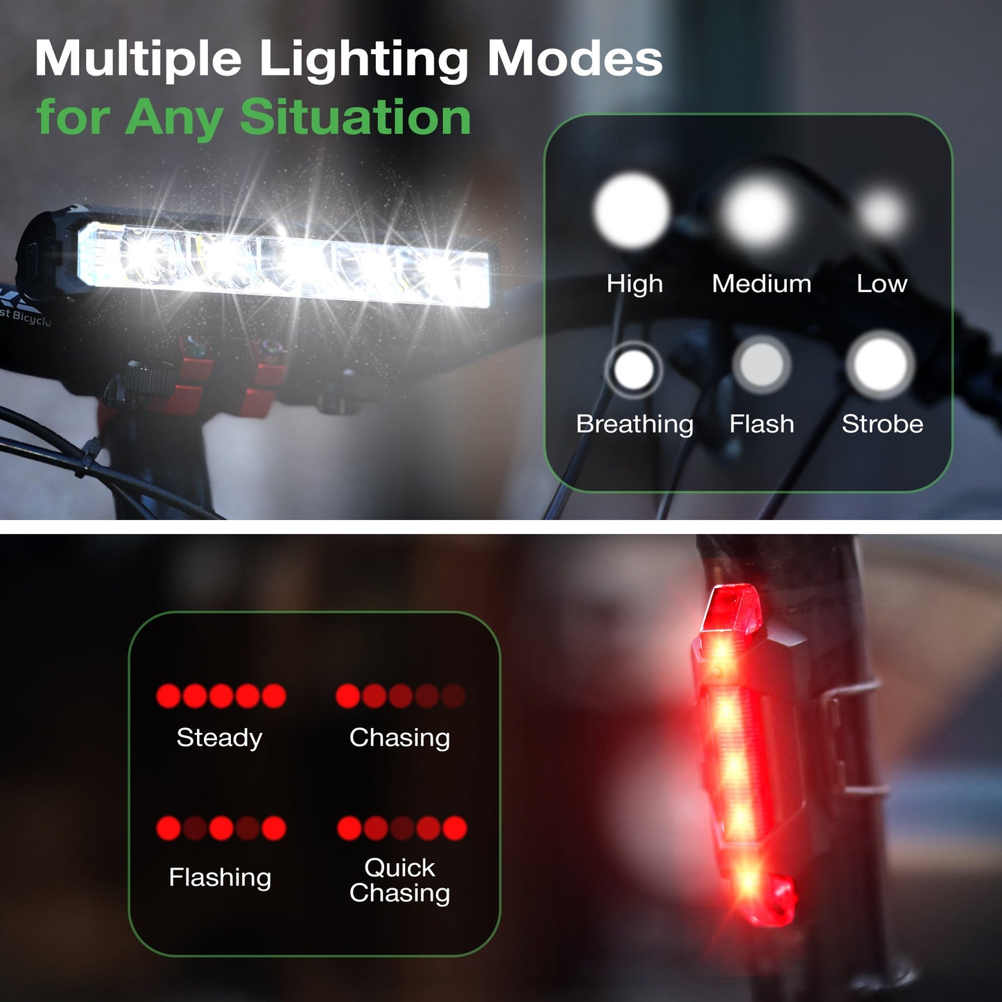 Waterproof LED Bar Bike Light: Ultimate Confidence in Any Weather