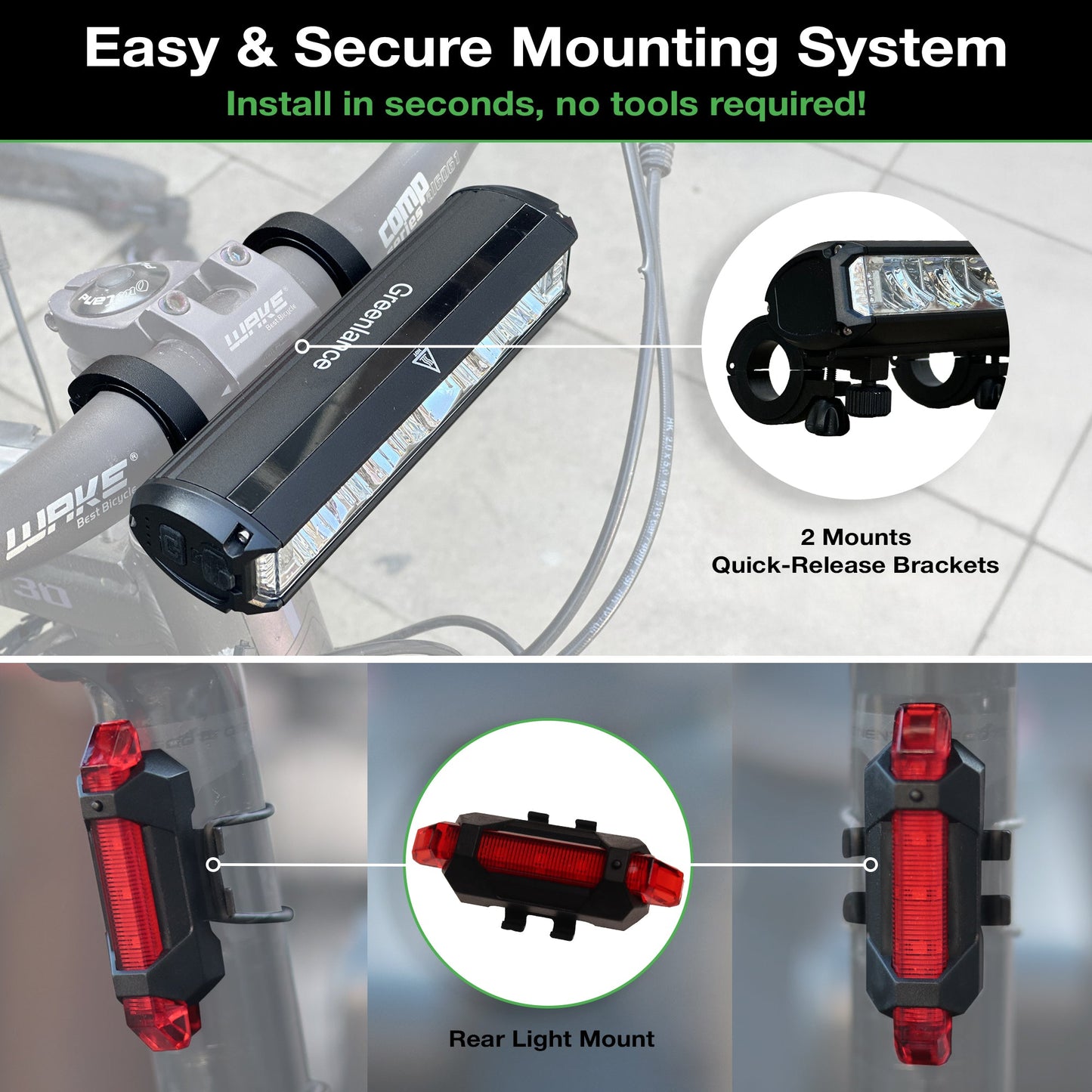 Waterproof LED Bar Bike Light: Ultimate Confidence in Any Weather