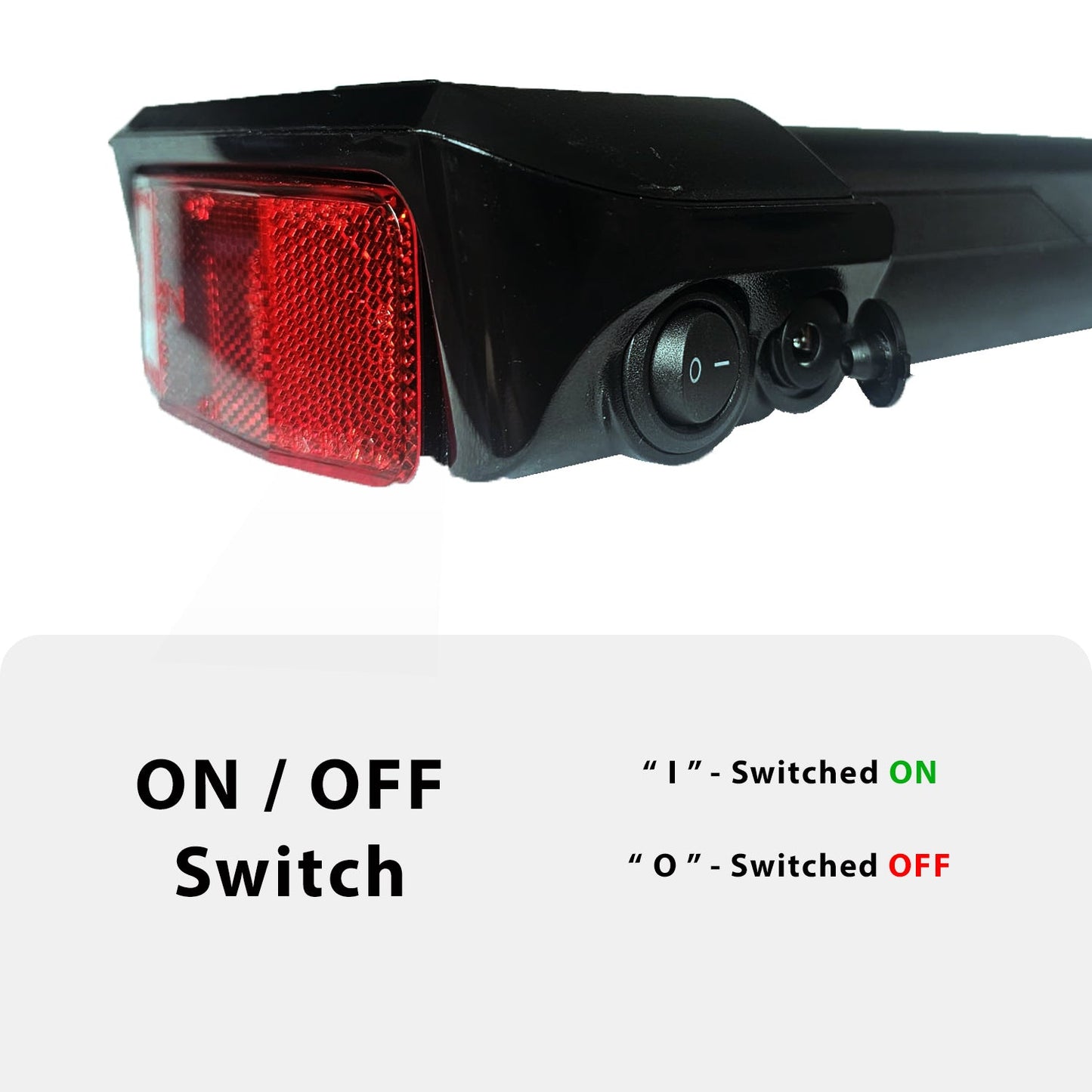 Electric Bike Battery Samsung 24V 10.4 - Rear Rack