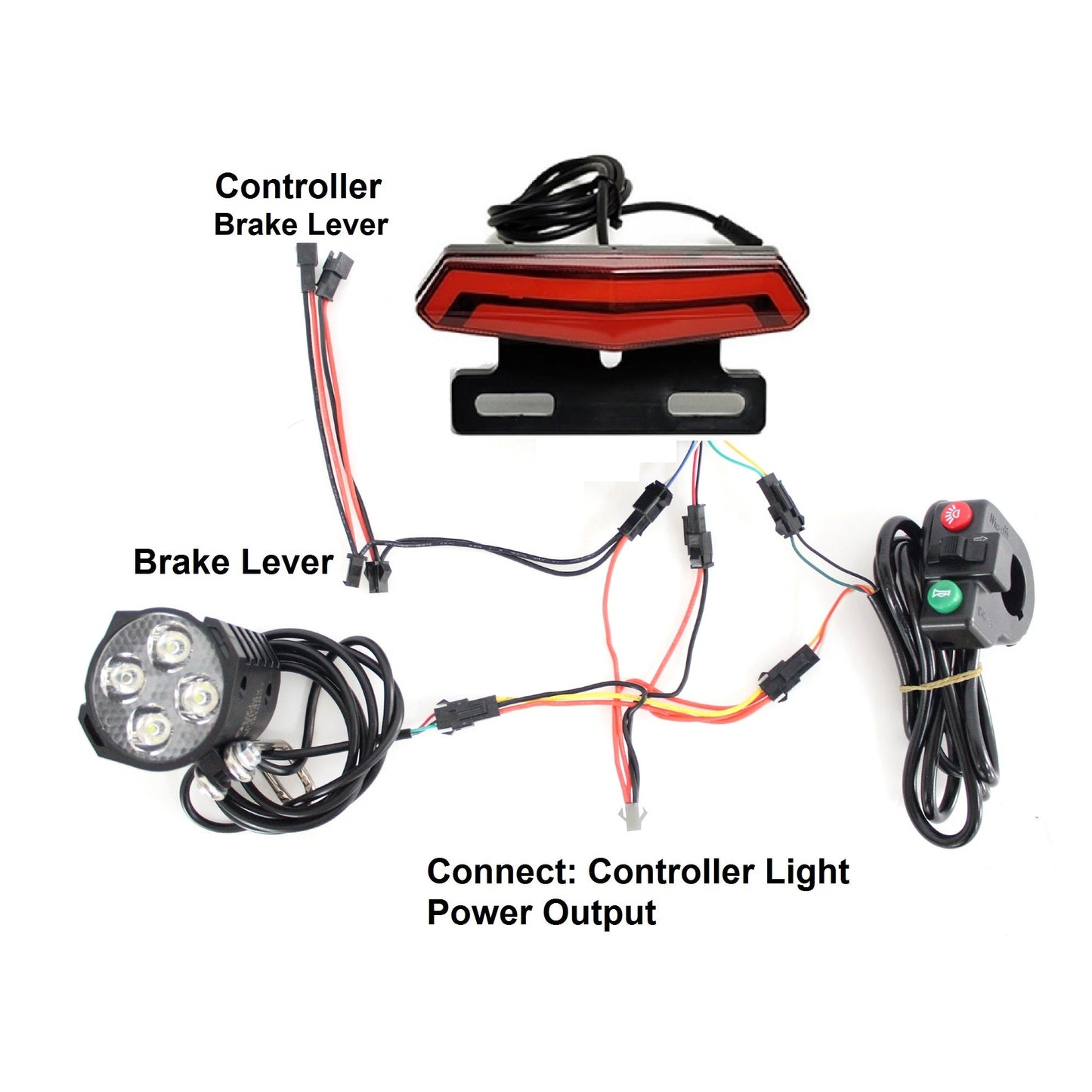 48V 1000W Electric Bike Conversion Kit Rear Hub Motor